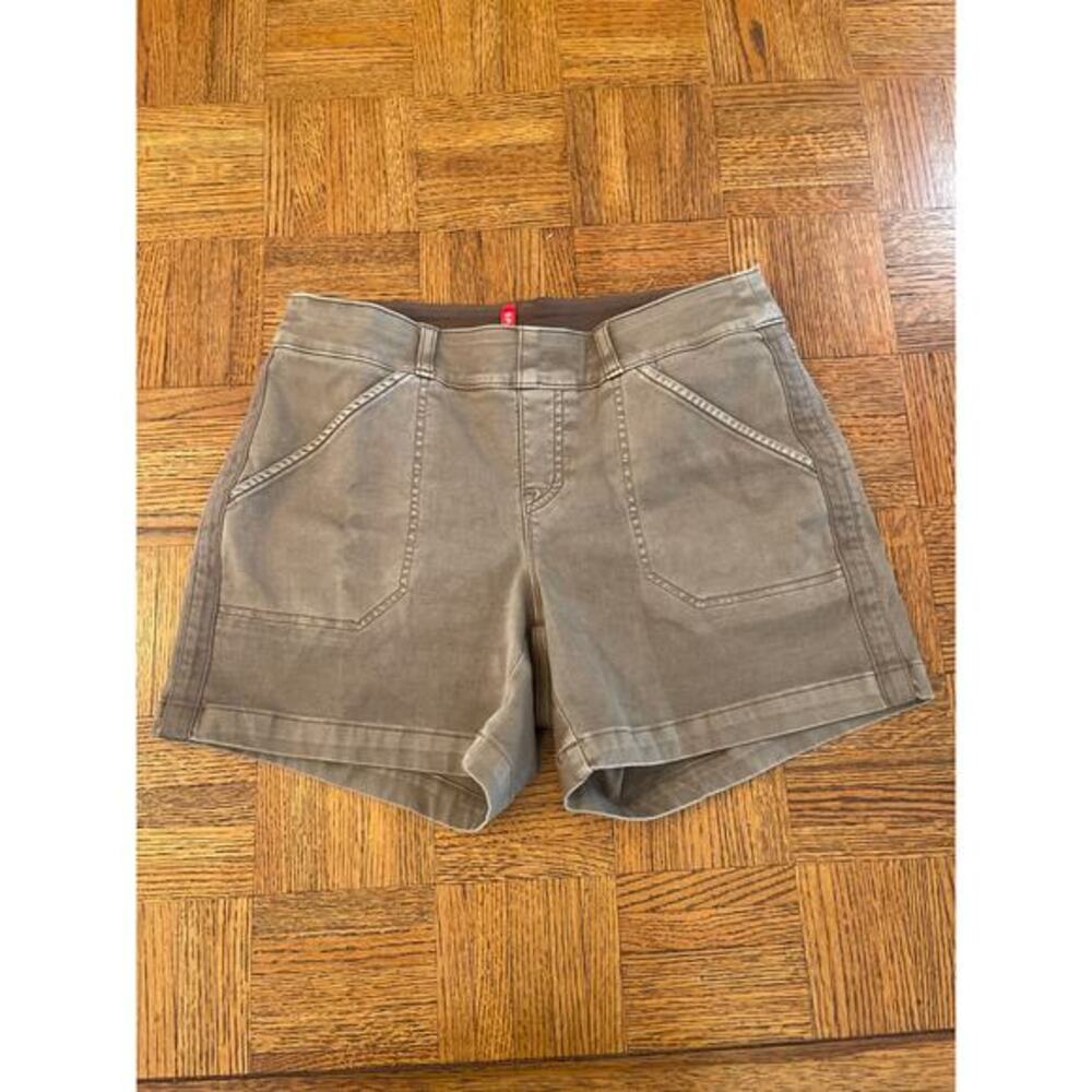 SPANX chino twill pull on shorts small